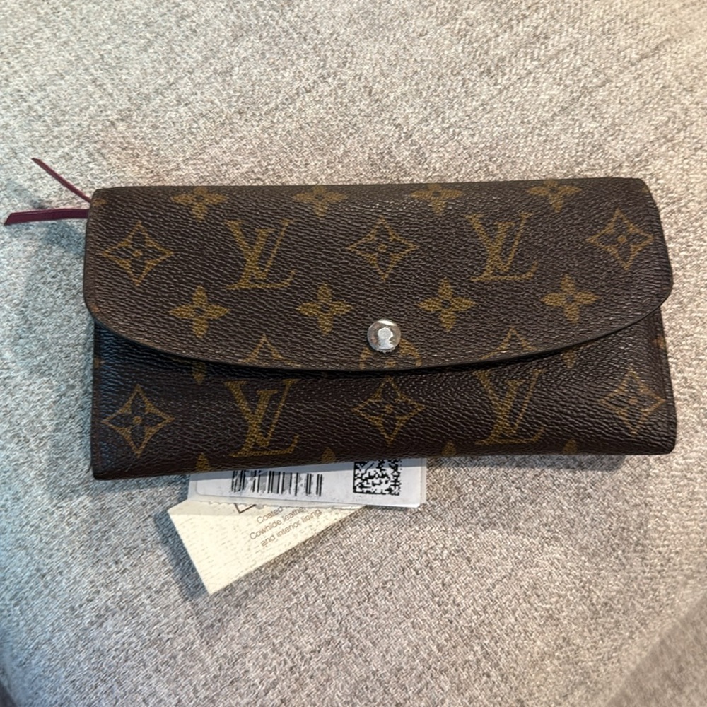 Louis Vuitton Emilie Wallet- Fuchsia - Picture 1 of 13